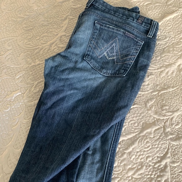 7 for All man Kind Jean Size 31 - Picture 3 of 6